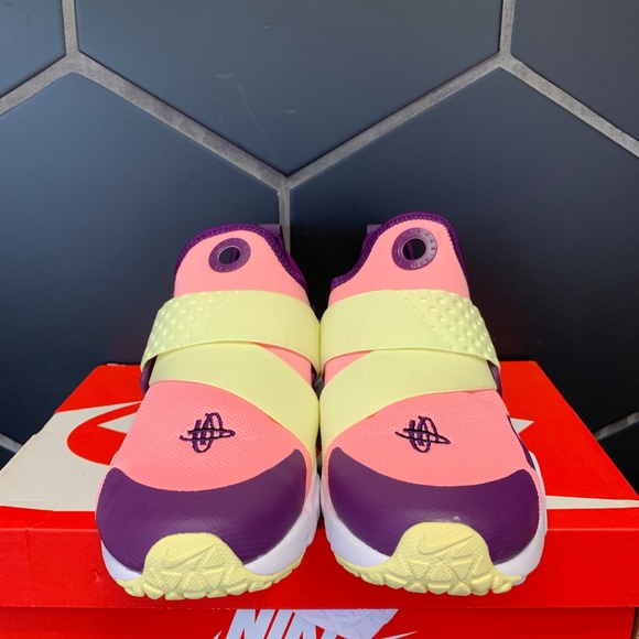 Nike Huarache Extreme GS Pink Citron Running Shoes - Picture 3 of 7